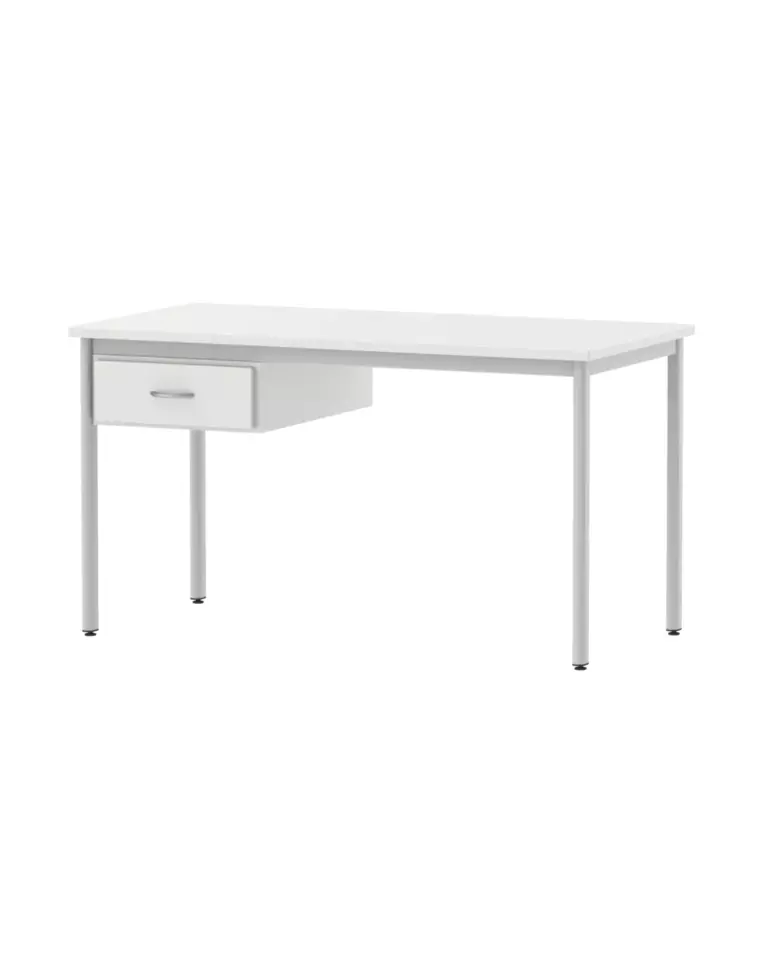 4-leg teacher table 2 drawers