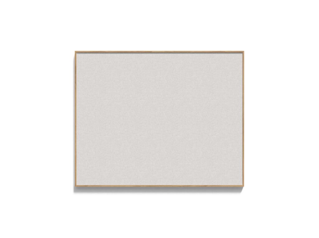 Wood noticeboard