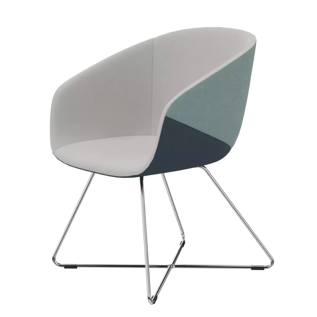 Upholstered armchair