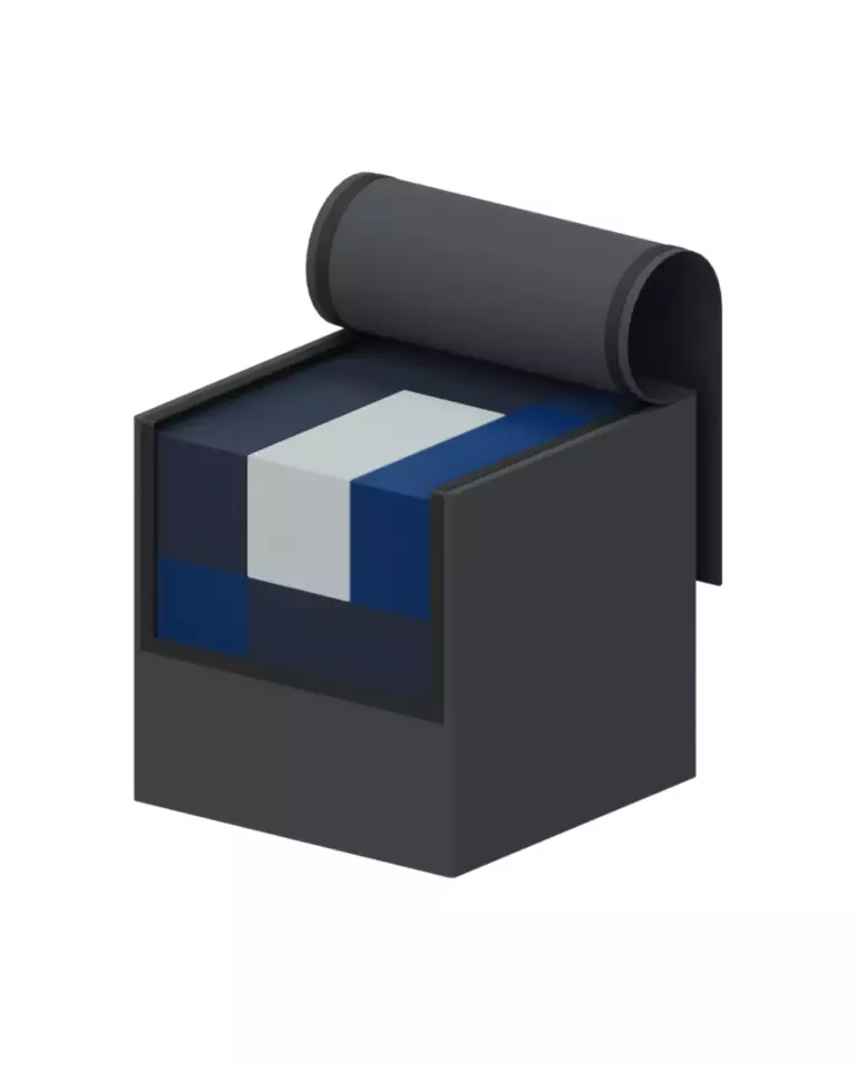 Cube set, blue