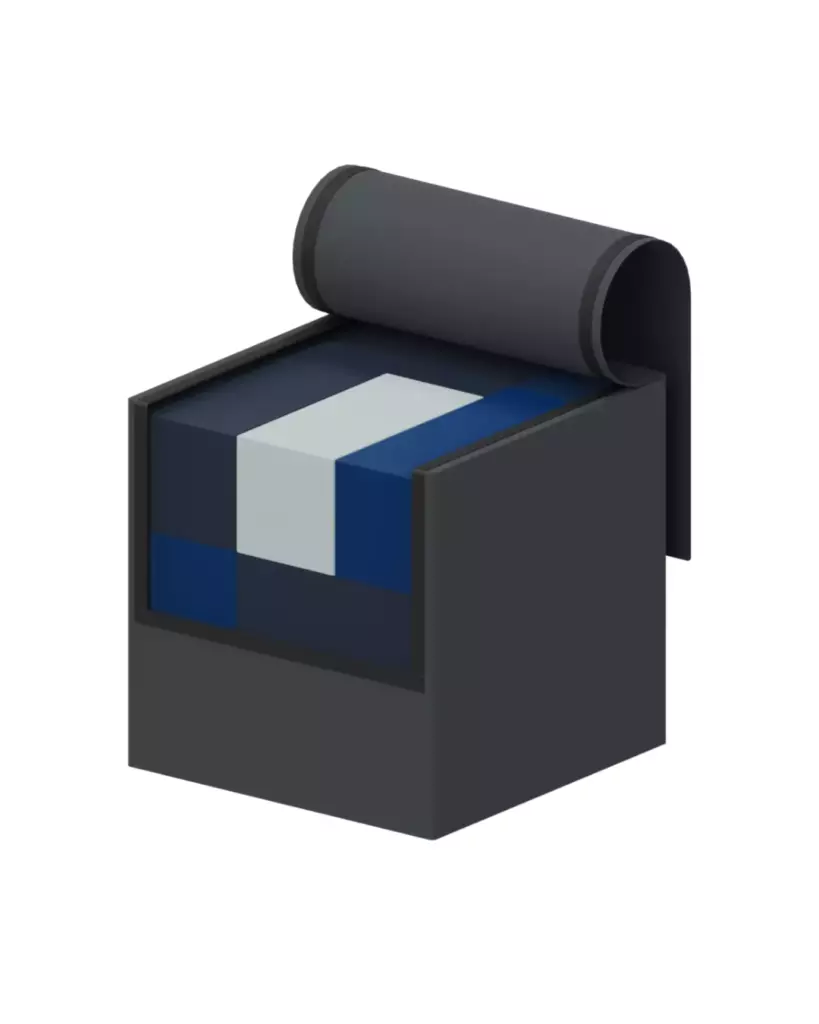 Cube set, blue
