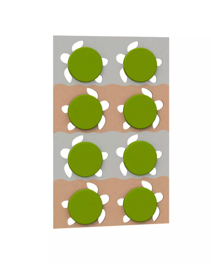 Cushion wall Turtles