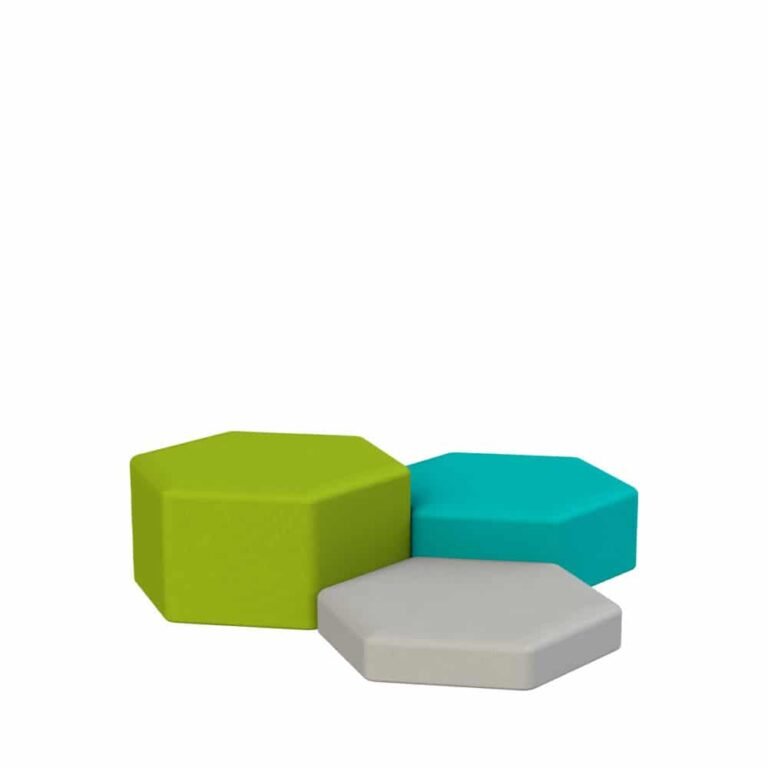 Hexagonal stool Ø 90 cm