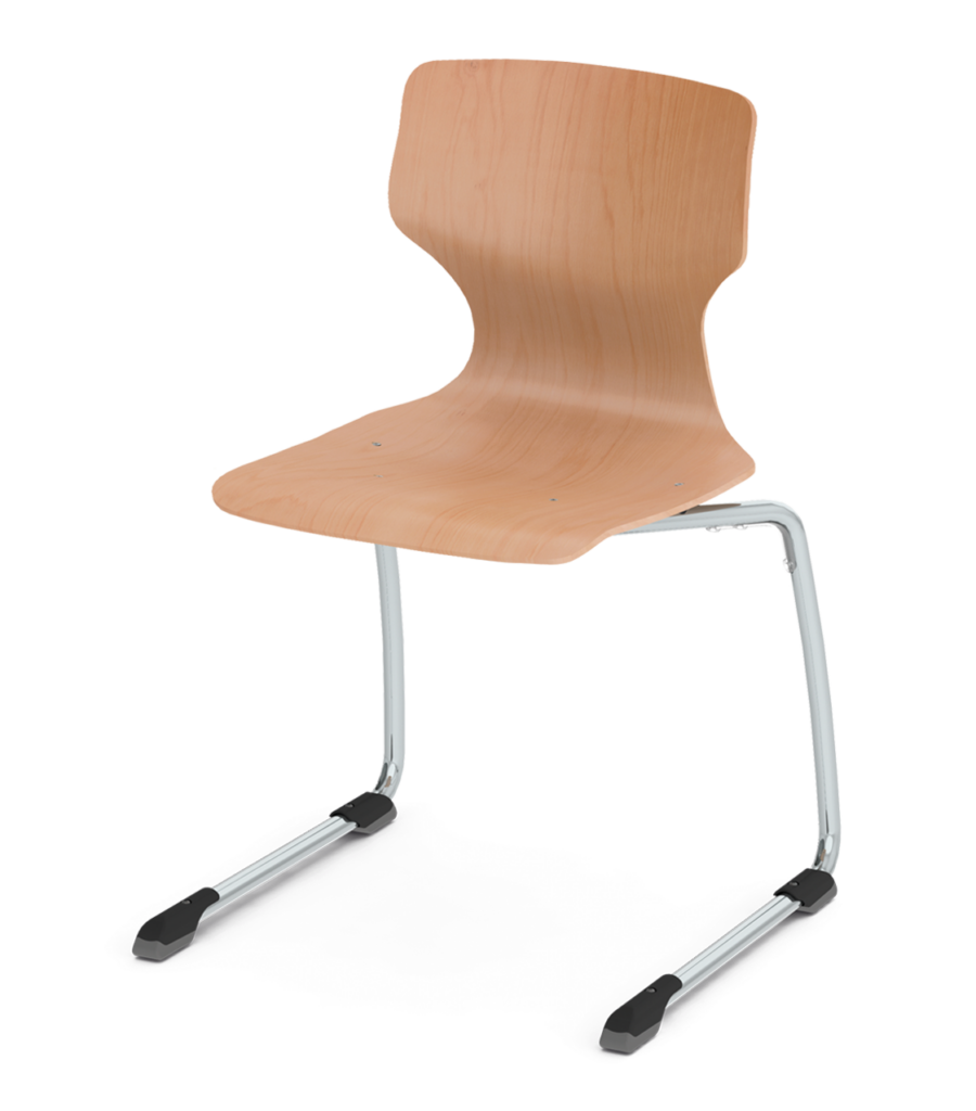 C-shape chair 7811 for classrooms