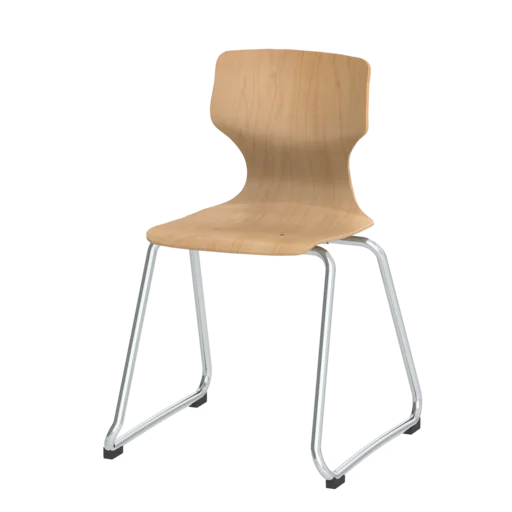 Sled-base chair