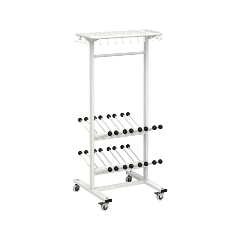 Vaateteline with boot rack
