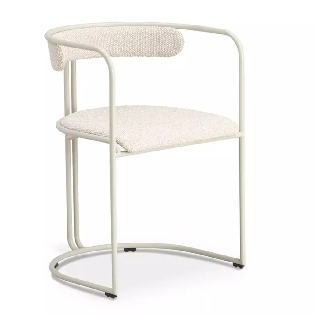 DECO chair with sled frame.