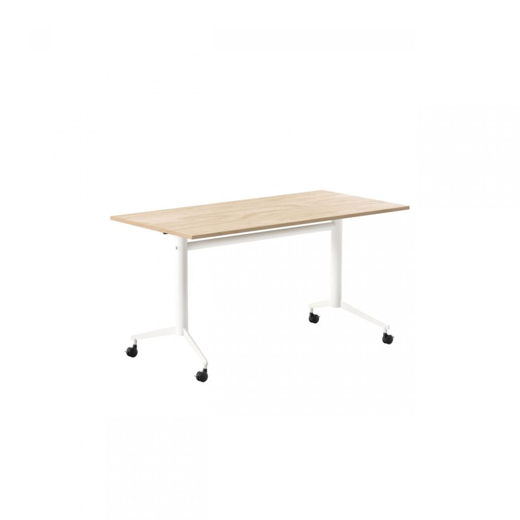 HideAway, table with tiltable top and wheels