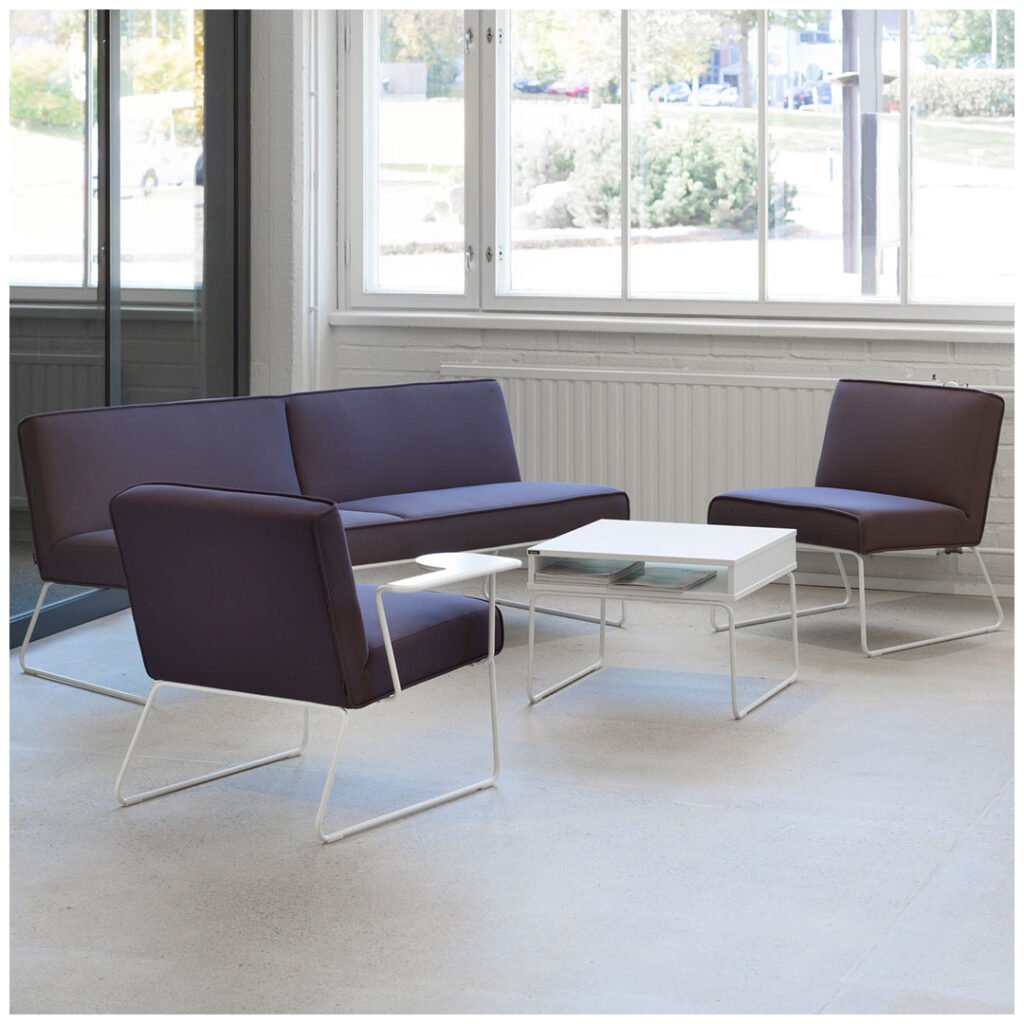 Tere 3-seater sofa, sled frame
