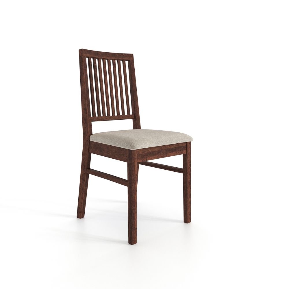 Chair ANTON upholstered, Dark Walnut